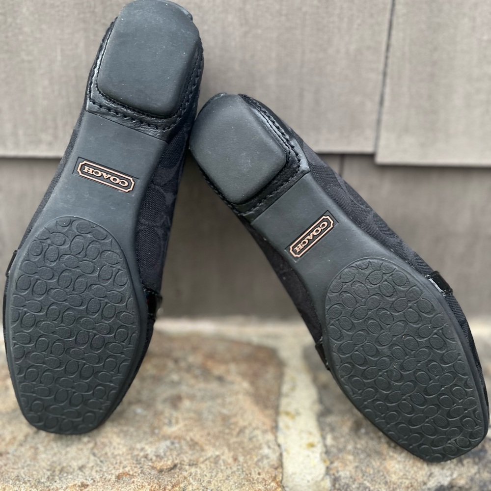 VINTAGE…Coach Black Signature Canvas Horsebit Loafers/NEVER WORN in ORIGINAL BOX - Picture 4 of 17